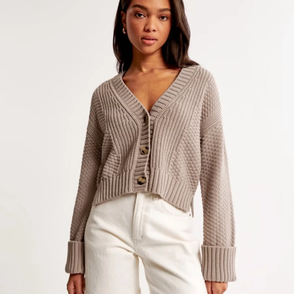 Abercrombie & Fitch Cameron Seed Stitch Cardigan - Picture 4 of 4